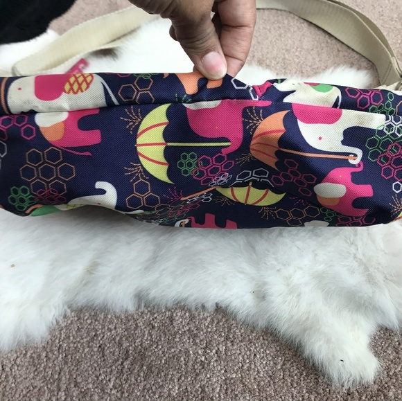 Lily Bloom Handbag Elephant Pattern Multicolor - Picture 5 of 8